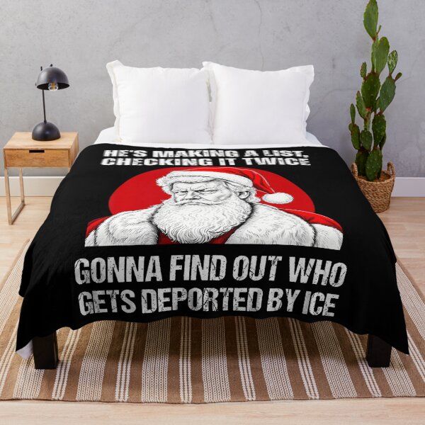 Item preview, Hes Making List Checking It Twice Political Christmas Santa designed and sold by PAROSSA.