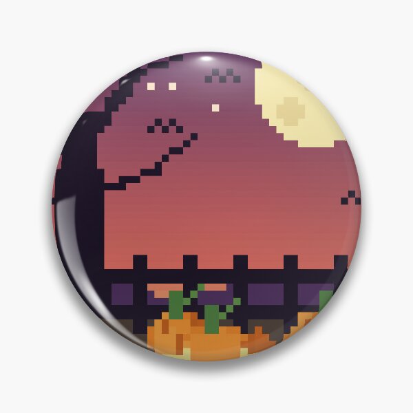 Item preview, Pixel Art Jack-o'-Lantern Pumpkin Patch designed and sold by pixelbypixelart.