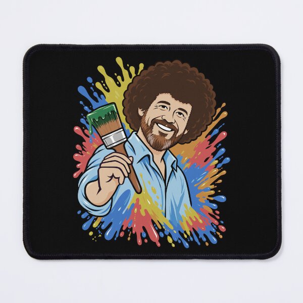 Item preview, Bob Ross Colorful Paintbrush Pop Art designed and sold by karamram.