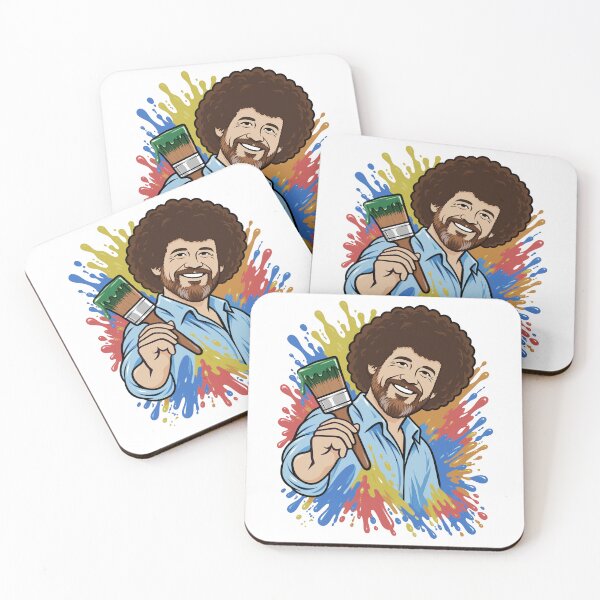 Item preview, Bob Ross Colorful Paintbrush Pop Art designed and sold by karamram.