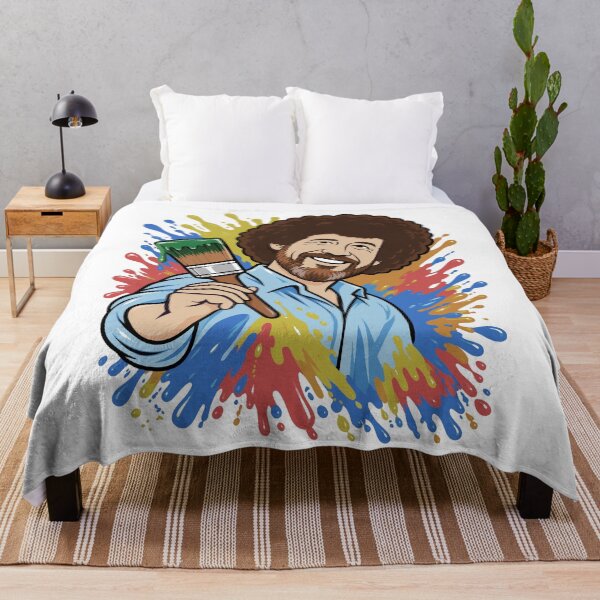 Item preview, Bob Ross Colorful Paintbrush Pop Art designed and sold by karamram.