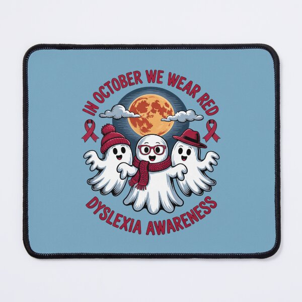 Item preview, In October We Wear Red Dyslexia Awareness designed and sold by Endless7Art.