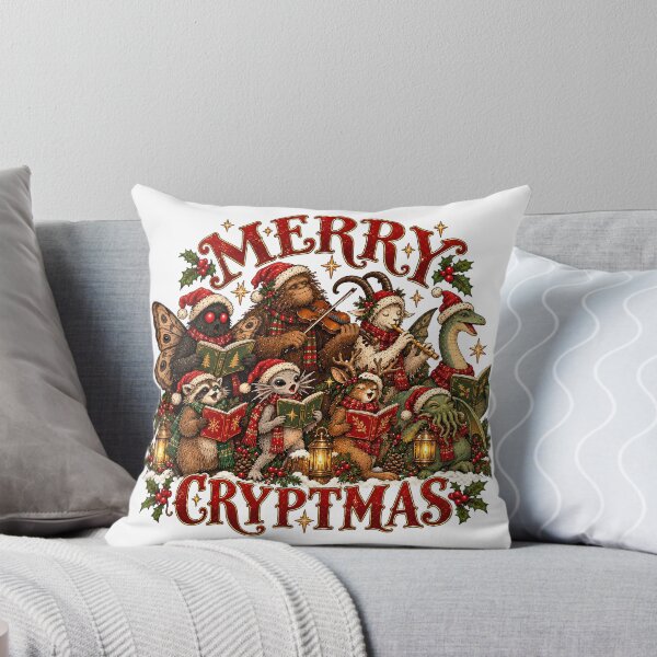 Item preview, Merry Cryptmas - Cute Cryptid Christmas Carolers Choir designed and sold by Neurospicy Trolls.