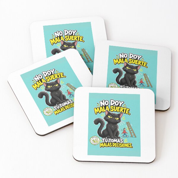 Item preview, Feline humor: black cat and bad luck designed and sold by Peludos, Sí gracias.