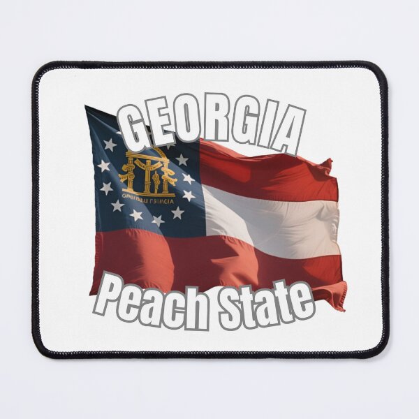 Item preview, Georgia Peach State Flag Southern Travel Souvenir Gift designed and sold by RVJdesigns.
