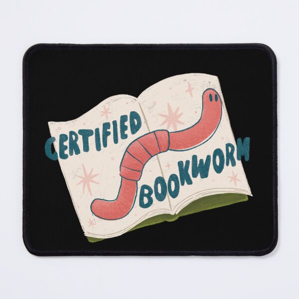 Item preview, Ceritified Bookworm designed and sold by ZoBerryShop.