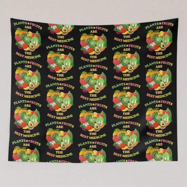 Item preview, Plants Fruits Are The Best Medicine, Gifts For Vegetarians  designed and sold by zebek-design.