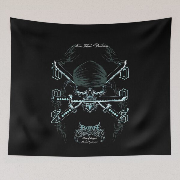 Item preview, Born of Shadows Skeleton Samurai Gothic Design designed and sold by Krasnovaovaova.