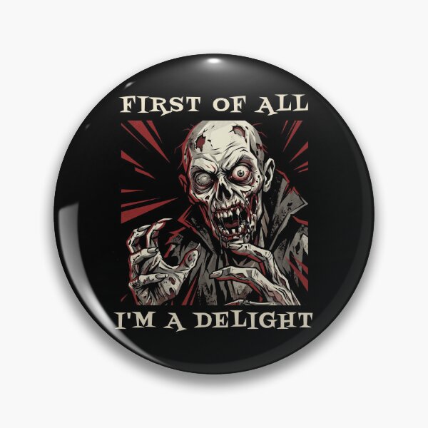 Item preview, Halloween Zombie I'm A Delight Funny Undead Monster designed and sold by d247.