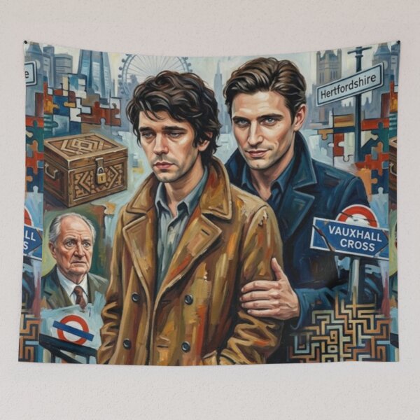 Item preview, London Spy Mystery Drama Fine Art Tribute designed and sold by Art's Diner.