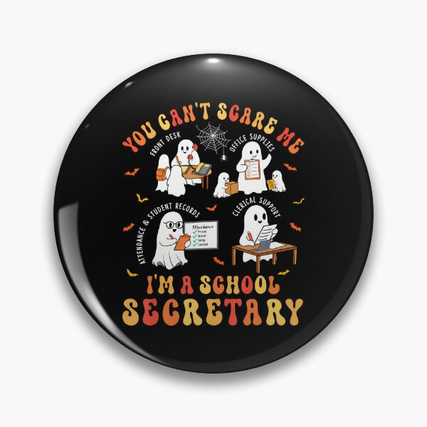 Item preview, You Can'T Scare Me I'M A School Secretary Halloween Ghost designed and sold by PAROSSA.