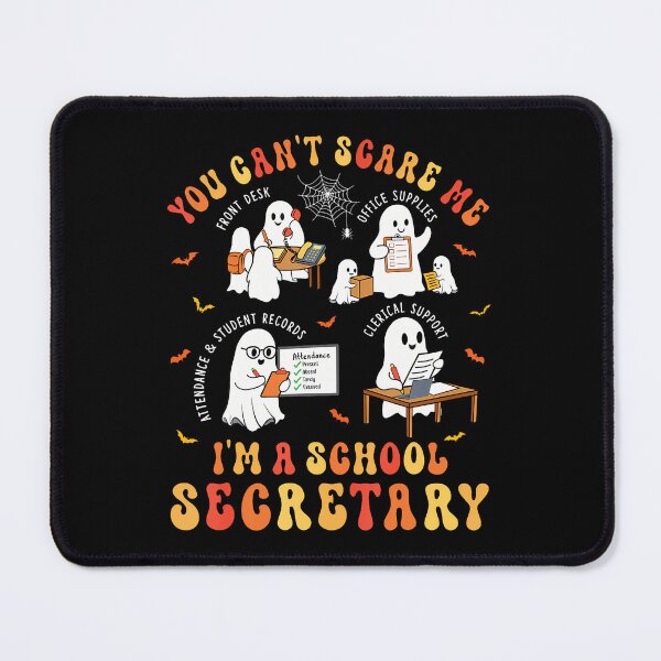 Item preview, You Can'T Scare Me I'M A School Secretary Halloween Ghost designed and sold by PAROSSA.
