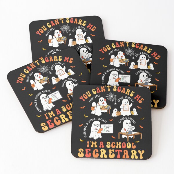 Item preview, You Can'T Scare Me I'M A School Secretary Halloween Ghost designed and sold by PAROSSA.