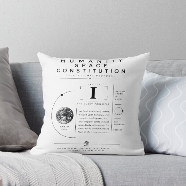 Item preview, Humanity Space Constitution Guest Principle designed and sold by VisualWeight.