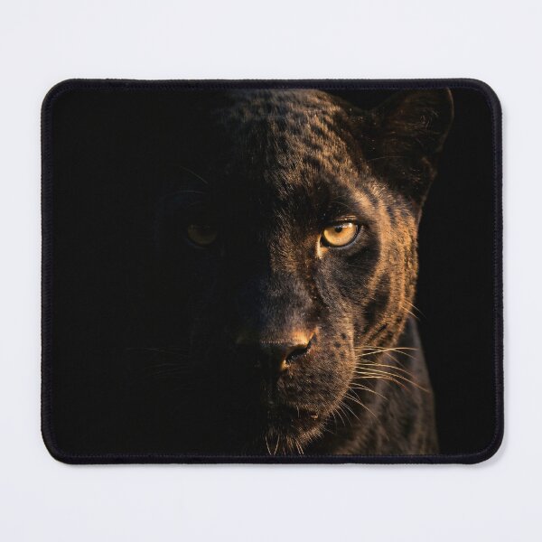 Item preview, Majestic Black Panther Portrait - Dark Moody Big Cat Wildlife Art designed and sold by TeeBeeDesigns.