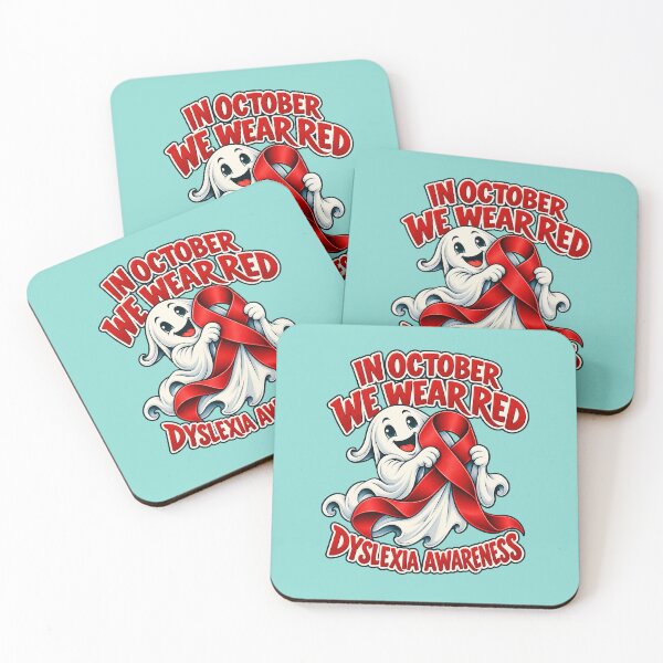 Item preview, In October We Wear Red Dyslexia Awareness designed and sold by Endless7Art.