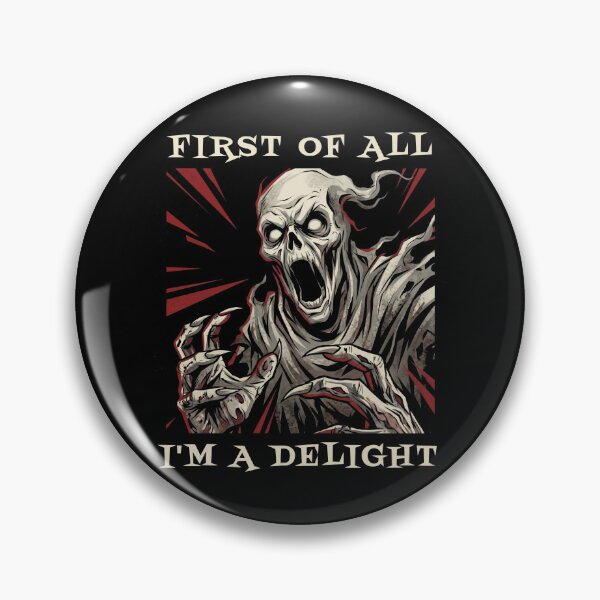 Item preview, First of All I'm a Delight Halloween Skeleton designed and sold by d247.