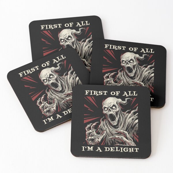 Item preview, First of All I'm a Delight Halloween Skeleton designed and sold by d247.