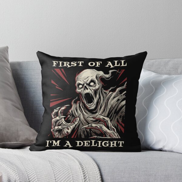 Item preview, First of All I'm a Delight Halloween Skeleton designed and sold by d247.