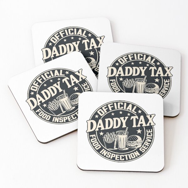 Item preview, Official Daddy Tax Food Inspection Service Retro Diner Emblem Art designed and sold by lamiarte.
