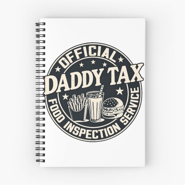 Item preview, Official Daddy Tax Food Inspection Service Retro Diner Emblem Art designed and sold by lamiarte.