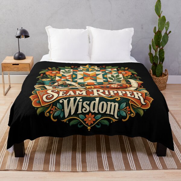 Item preview, Funny Seam Ripper Wisdom Star Sampler Quilting Art Maker designed and sold by Aqouiatiqe.