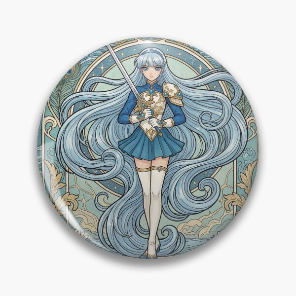 Item preview, Umi Ryuuzaki in the style of Alphonse Mucha designed and sold by Solace Sparkles.