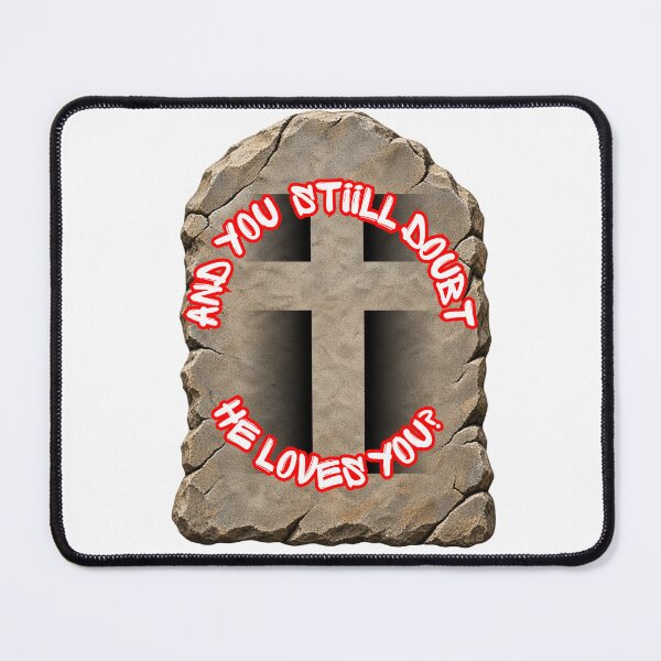 Item preview, Etched in stone. You can depend that he loves you. designed and sold by Alsstuff.
