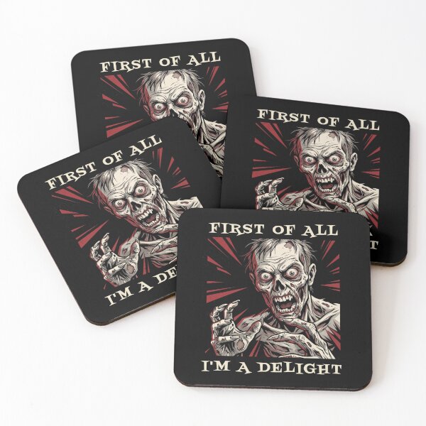 Item preview, Halloween Zombie First Of All I'm A Delight Undead designed and sold by d247.