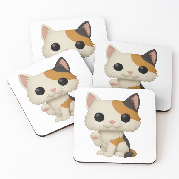 Item preview, Cute Kawaii Calico Kitty Cat‎ Chibi designed and sold by StickersGeneral.