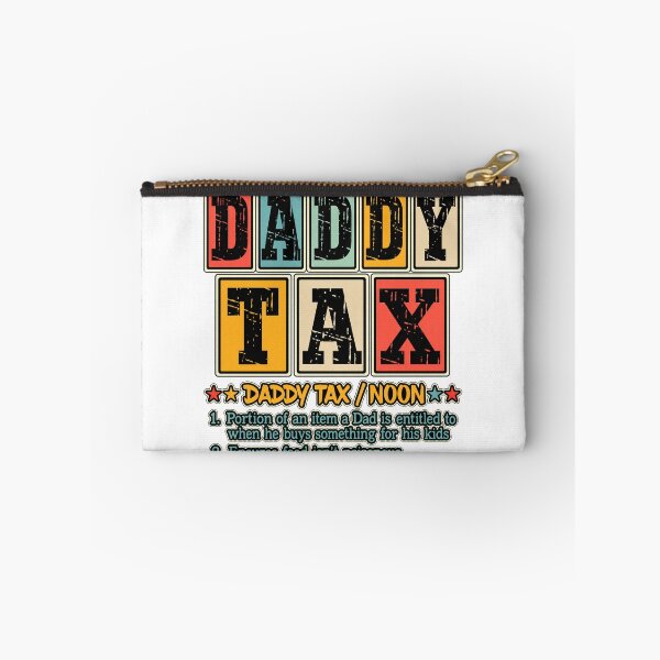 Item preview, Funny Daddy Tax Definition Retro Color Block Fathers Day Art designed and sold by lamiarte.