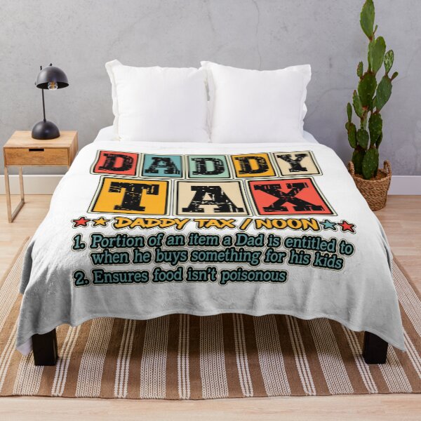 Item preview, Funny Daddy Tax Definition Retro Color Block Fathers Day Art designed and sold by lamiarte.