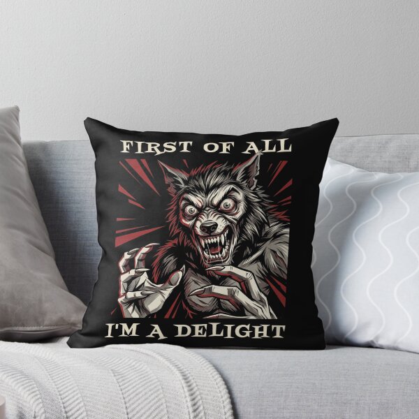 Item preview, Halloween Werewolf First Of All I'm A Delight designed and sold by d247.