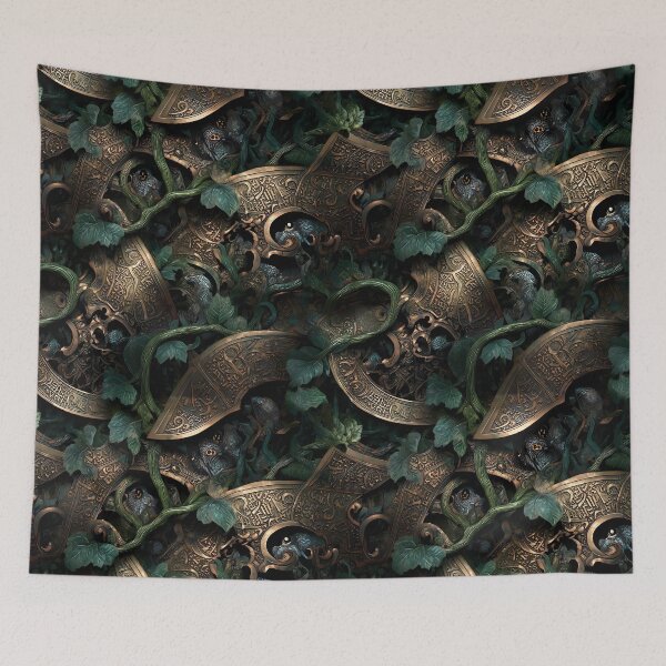 Item preview, Gothic Engraved Steel Metal Texture Pattern 02 designed and sold by The Design Asset Station.