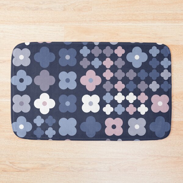 Item preview, Cute Flower Pattern in Soft Blue, Pink and White designed and sold by Kelly Dietrich Mandalas & Colorful Patterns.