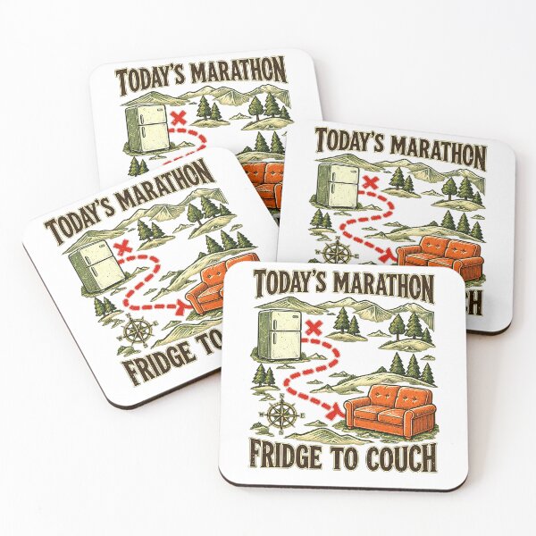 Item preview, The Fridge to Couch Marathon Joke designed and sold by elderberry.