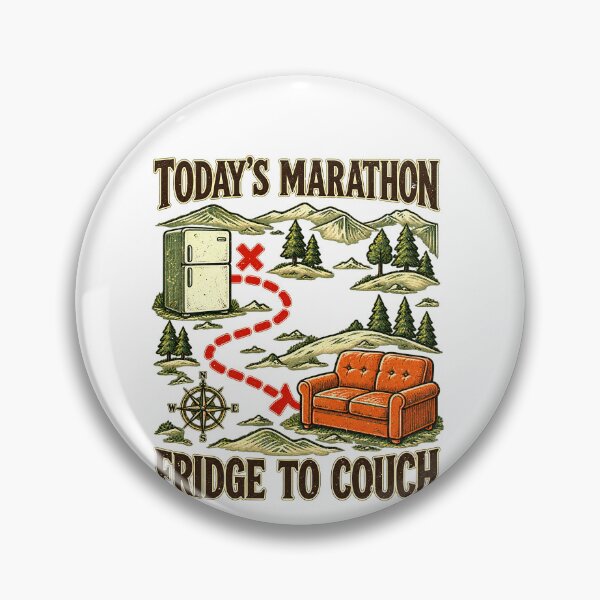 Item preview, The Fridge to Couch Marathon Joke designed and sold by elderberry.
