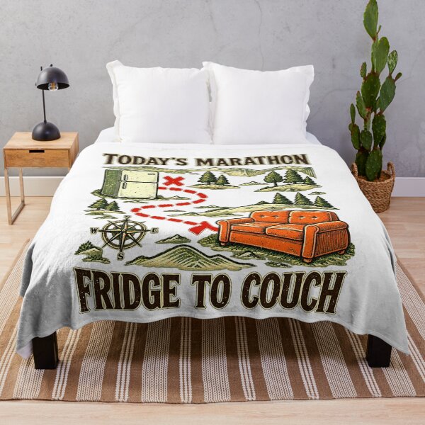 Item preview, The Fridge to Couch Marathon Joke designed and sold by elderberry.
