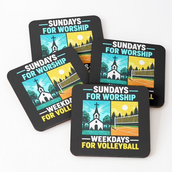 Item preview, Sunday Worship And Weekday Volleyball designed and sold by elderberry.