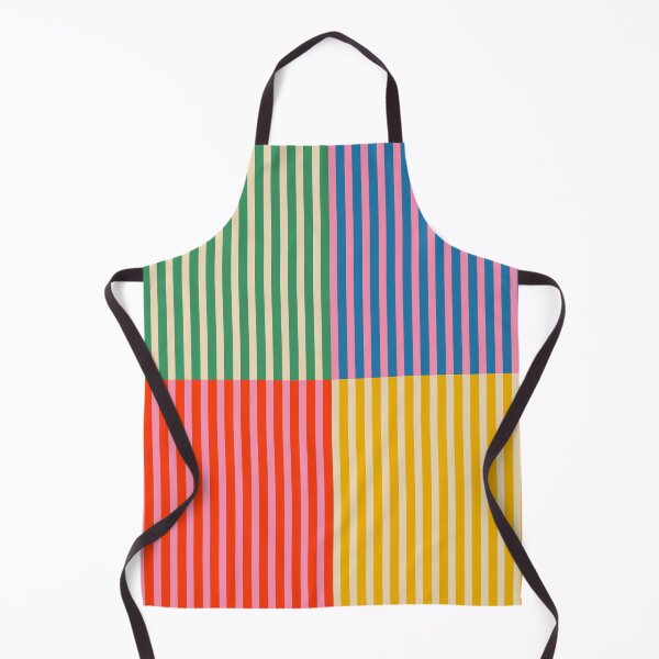 Item preview, Colorful Stripes Retro Quarter Check Pattern designed and sold by kierkegaard.