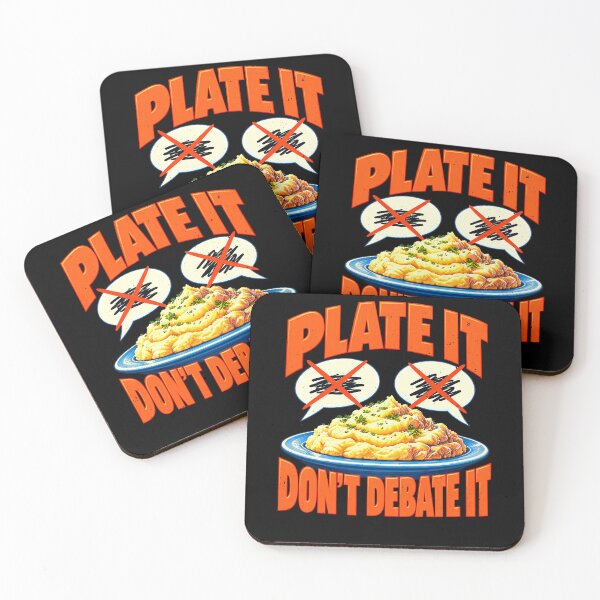 Item preview, Plate It Says Don't Debate It Thanksgiving Dinner designed and sold by elderberry.