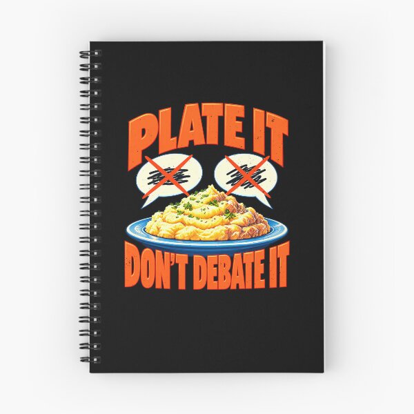 Item preview, Plate It Says Don't Debate It Thanksgiving Dinner designed and sold by elderberry.