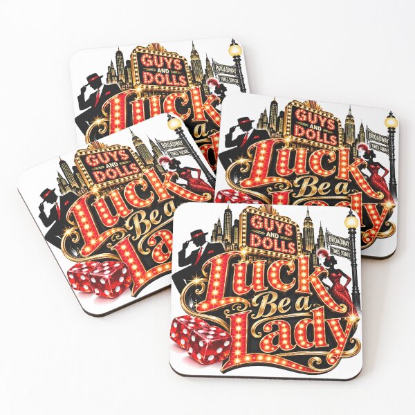 Item preview, Guys and Dolls - LUCK BE A LADY designed and sold by Lyric Vault - Rock on.