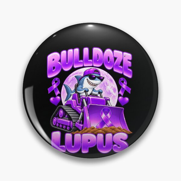 Item preview, Bulldoze Lupus with a Determined Shark designed and sold by elderberry.