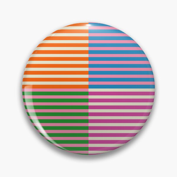 Item preview, Colorful Stripes Retro Quarter Check Horizontal Pattern designed and sold by kierkegaard.