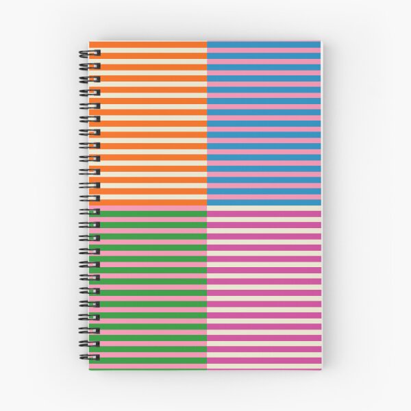 Item preview, Colorful Stripes Retro Quarter Check Horizontal Pattern designed and sold by kierkegaard.