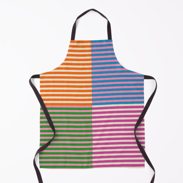 Item preview, Colorful Stripes Retro Quarter Check Horizontal Pattern designed and sold by kierkegaard.