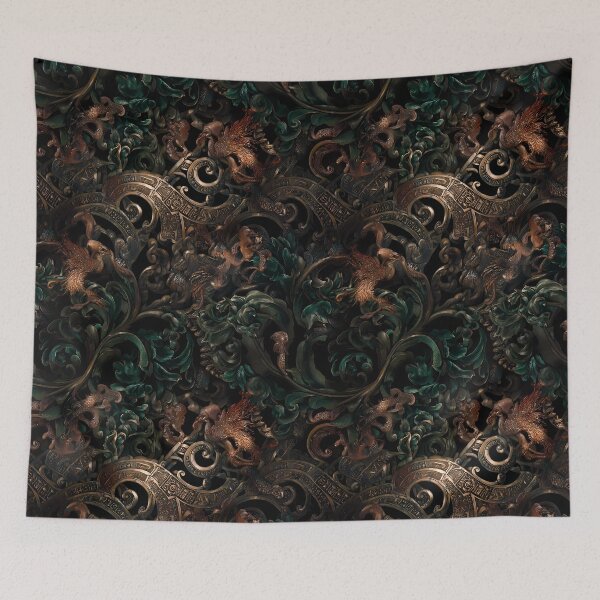 Item preview, Medieval Knight Armor Metallic Seamless Pattern 07 designed and sold by The Design Asset Station.