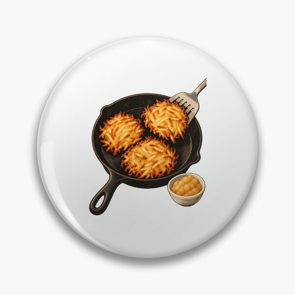 Item preview, Golden Hanukkah Latkes From The Skillet designed and sold by Philippa Shop.