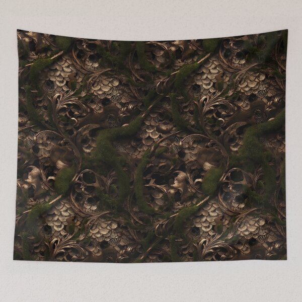Item preview, Medieval Knight Armor Metallic Seamless Pattern 13 designed and sold by The Design Asset Station.